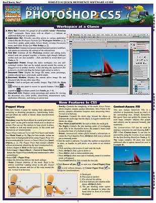 Photoshop Cs5 (Quick Study Computer) – Pamphlet, by BarCharts Inc. – Very Good