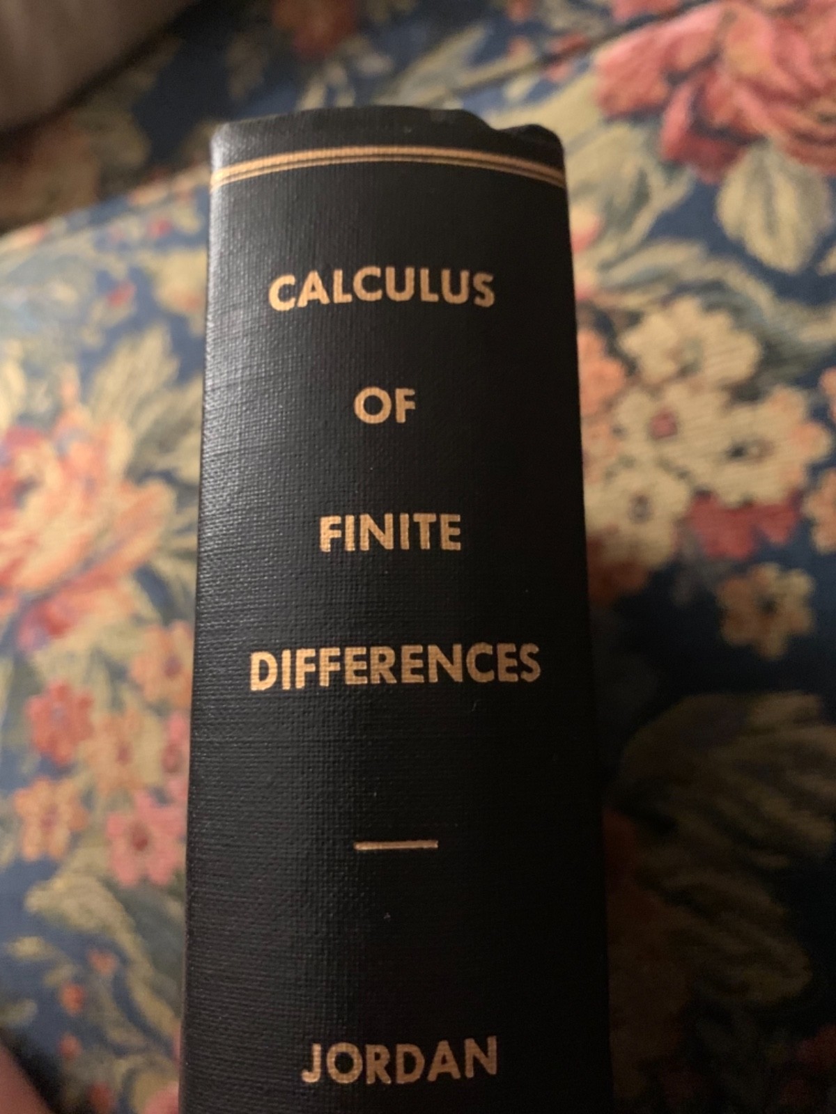 CALCULUS OF FINITE DIFFERENCES By Charles Jordan – Hardcover