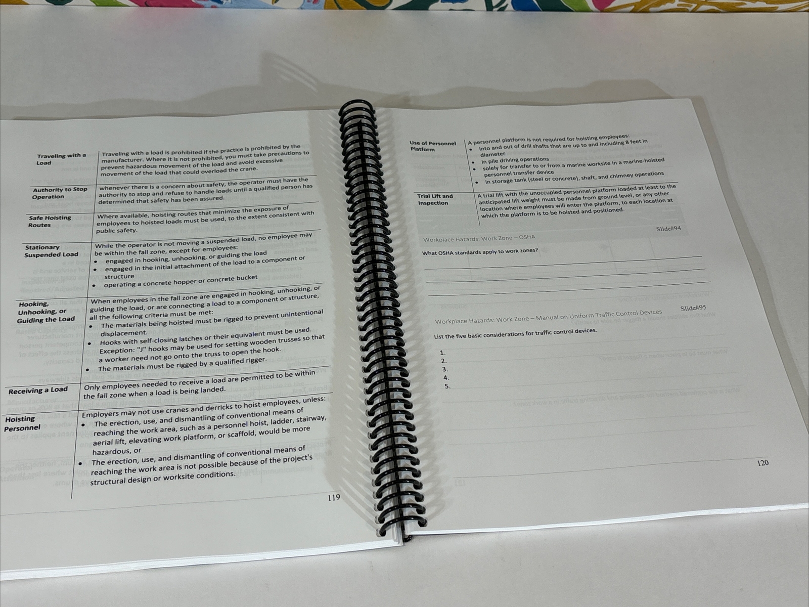 STSC Certification Participant Guide Safety Trained Supervisor Construction