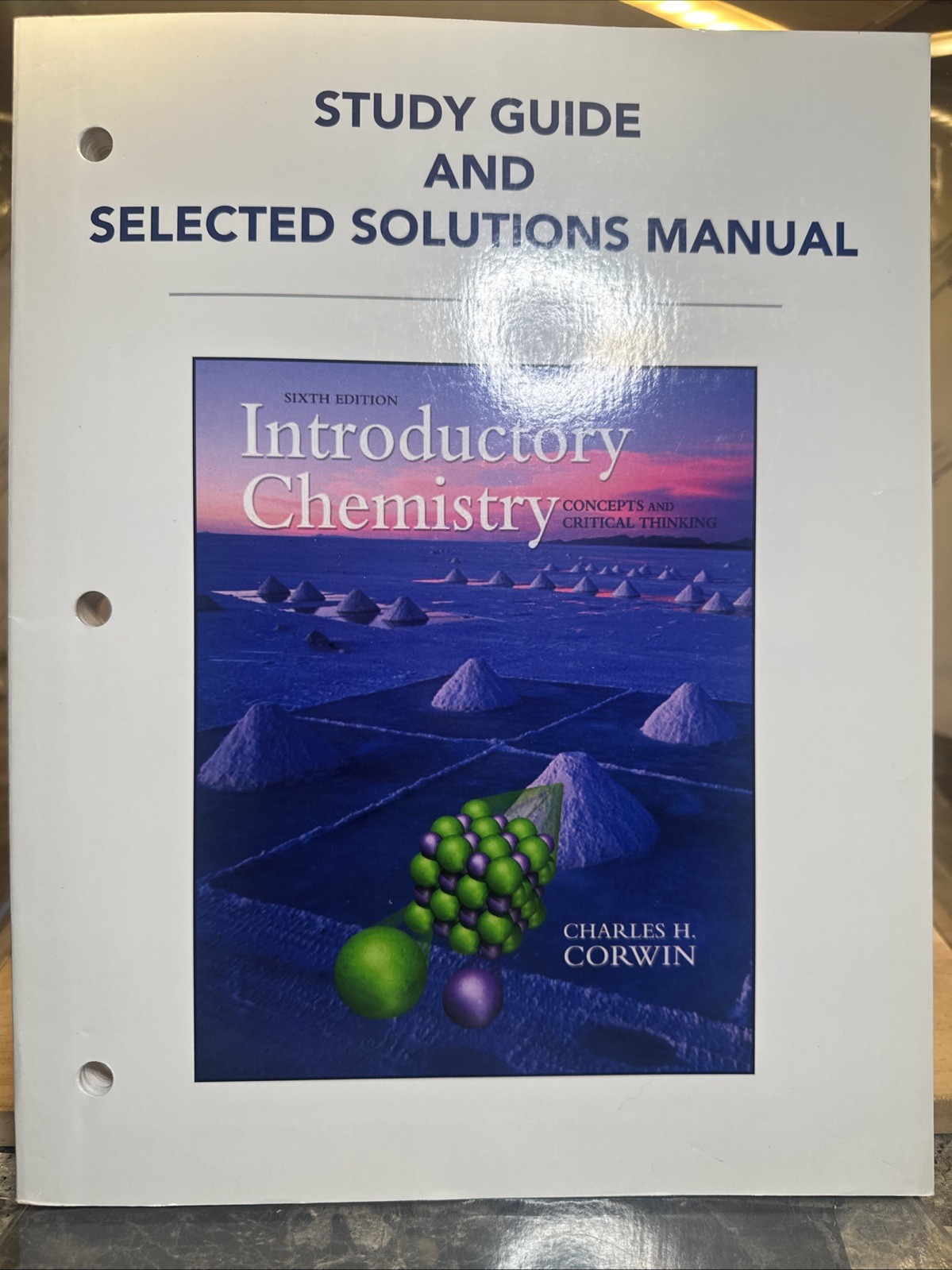 STUDY GUIDE & SELECTED SOLUTIONS MANUAL FOR INTRODUCTORY By Charles H. Corwin
