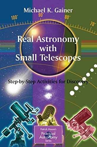 Real Astronomy with Small Telescopes: – Paperback, by Gainer Michael – Very Good