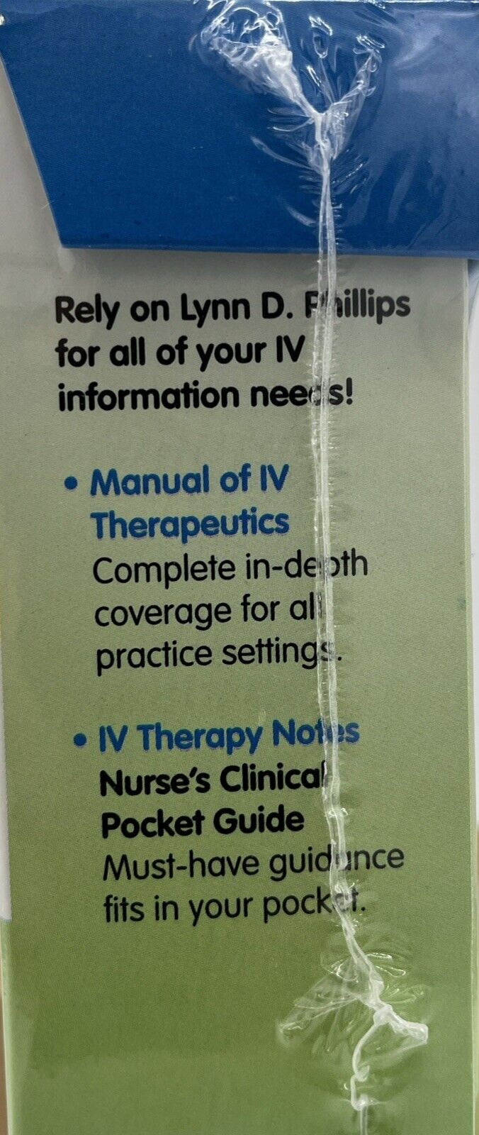 IV Therapy Flash Cards by Lynn D. Phillips Publisher F.A. Davis Sealed Box NEW