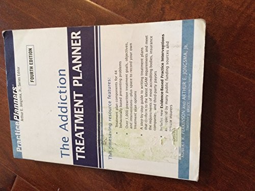 The Addiction Treatment Planner – paperback Perkinson, Robert R.|Jongsma Jr….