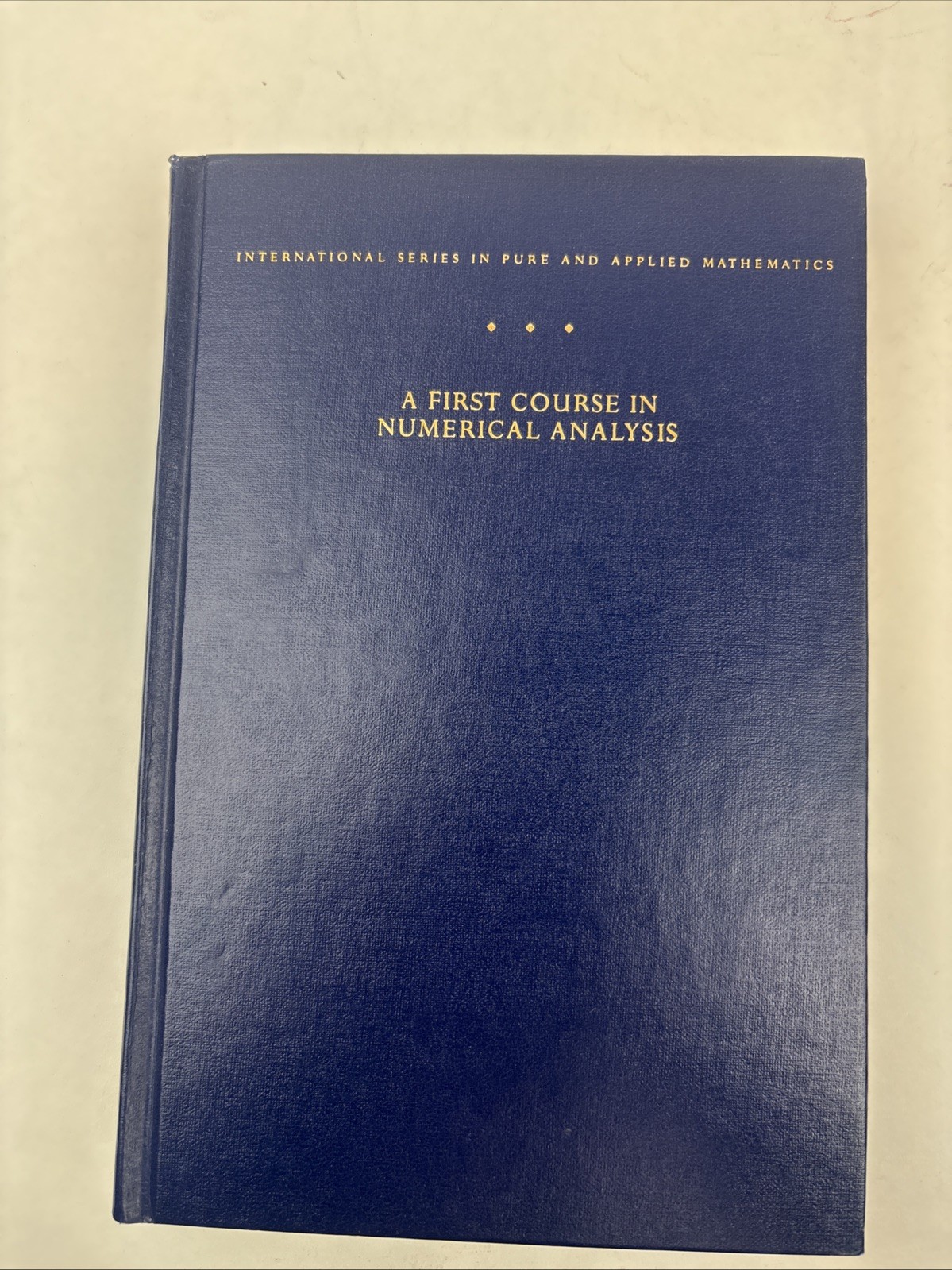 A First Course In Numerical Analysis Ralston Rabinowitz 2nd Ed Hardcover Math