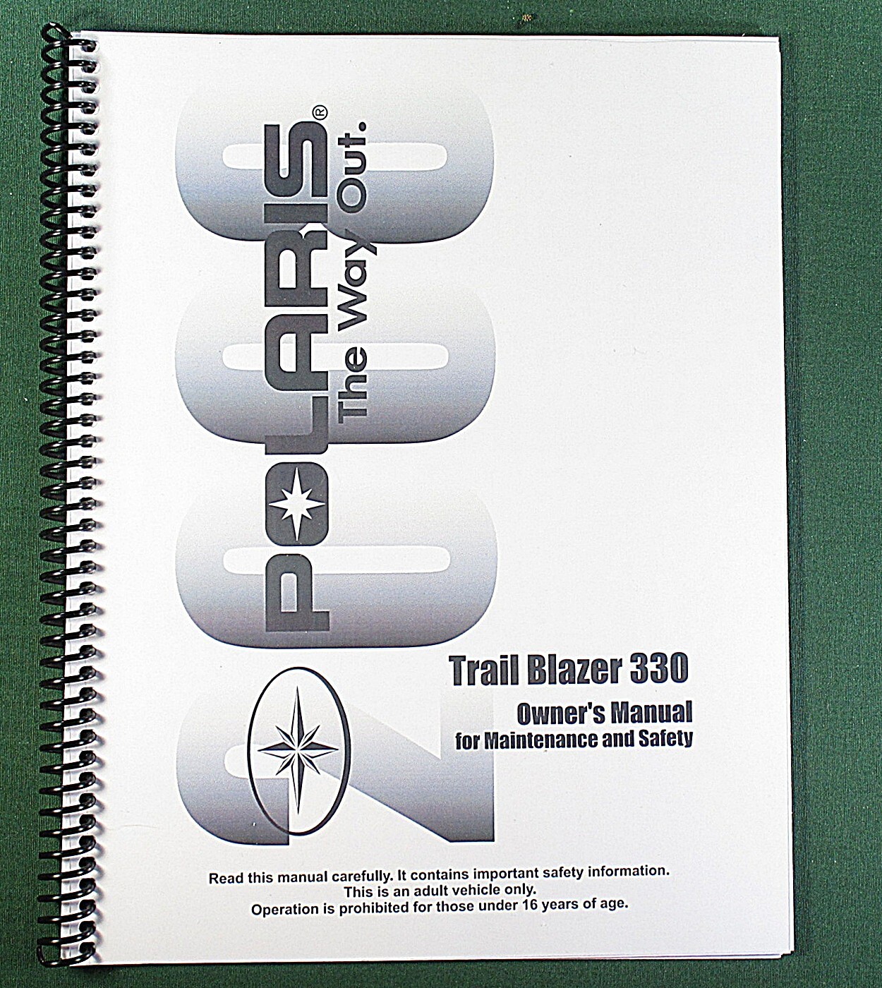 2008 Polaris Trail Blazer 330 Owner’s Manual: 122 pages & Protective Covers!