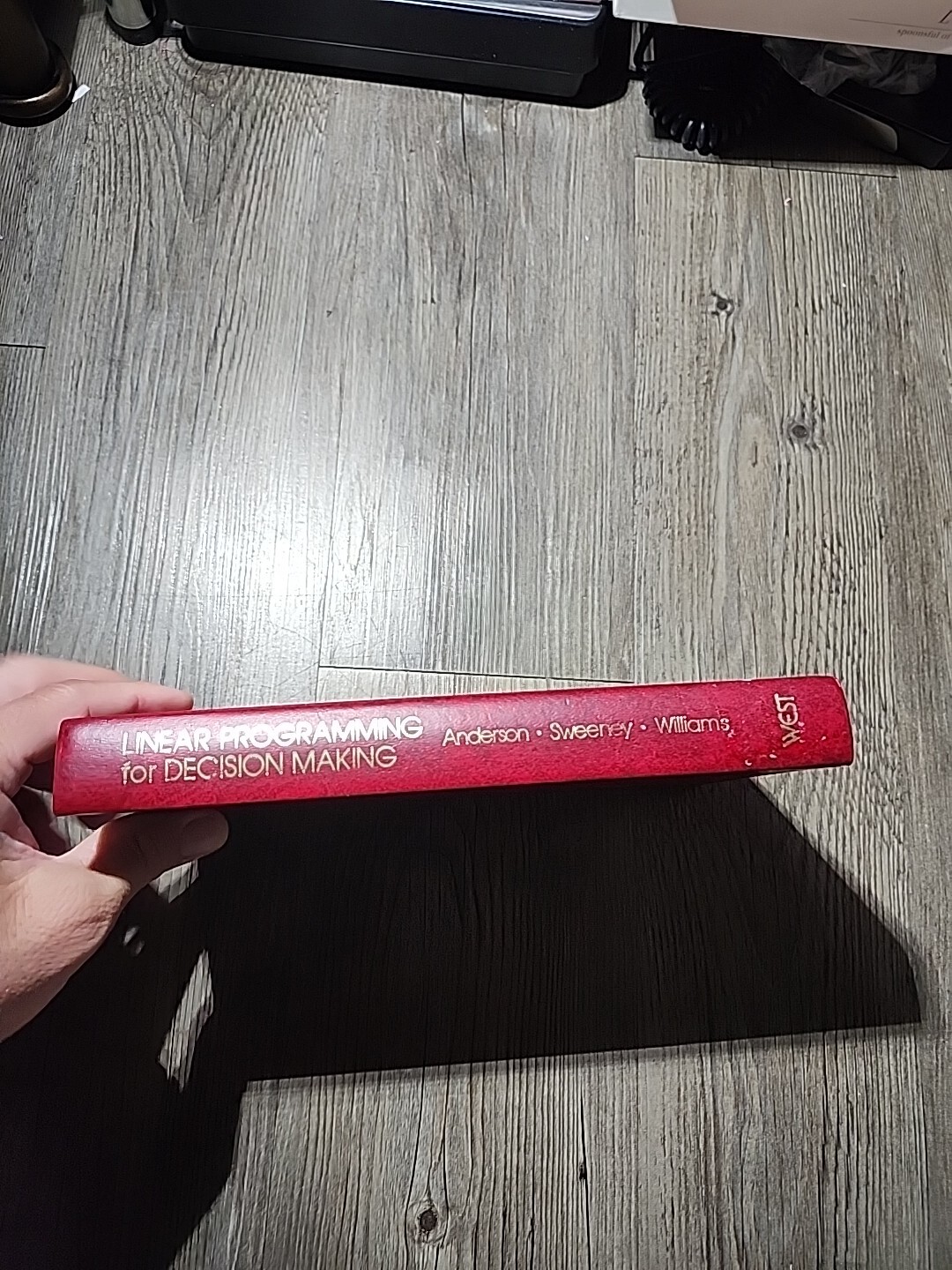 Linear Programming For Decision Making David R.Anderson/others Hardcover 1974