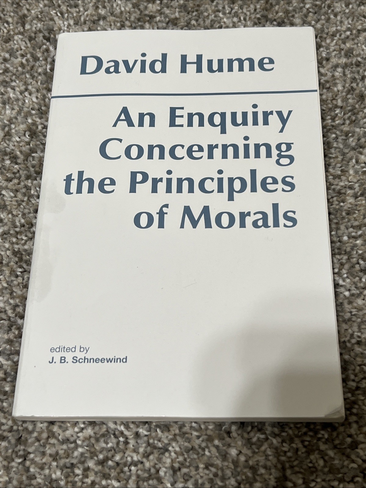 Hackett Classics Ser.: Enquiry Concerning the Principles of Morals by David Hume