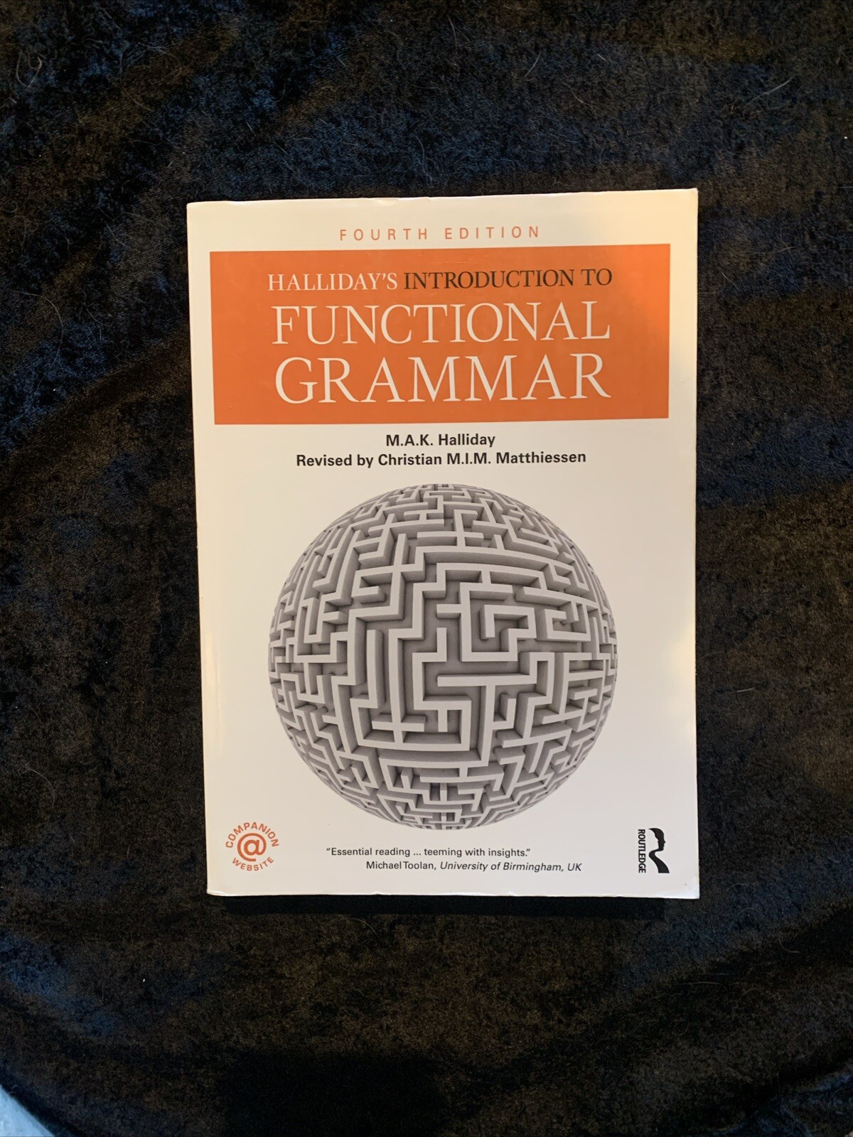 Halliday’s Introduction to Functional Grammar – Paperback – VERY GOOD