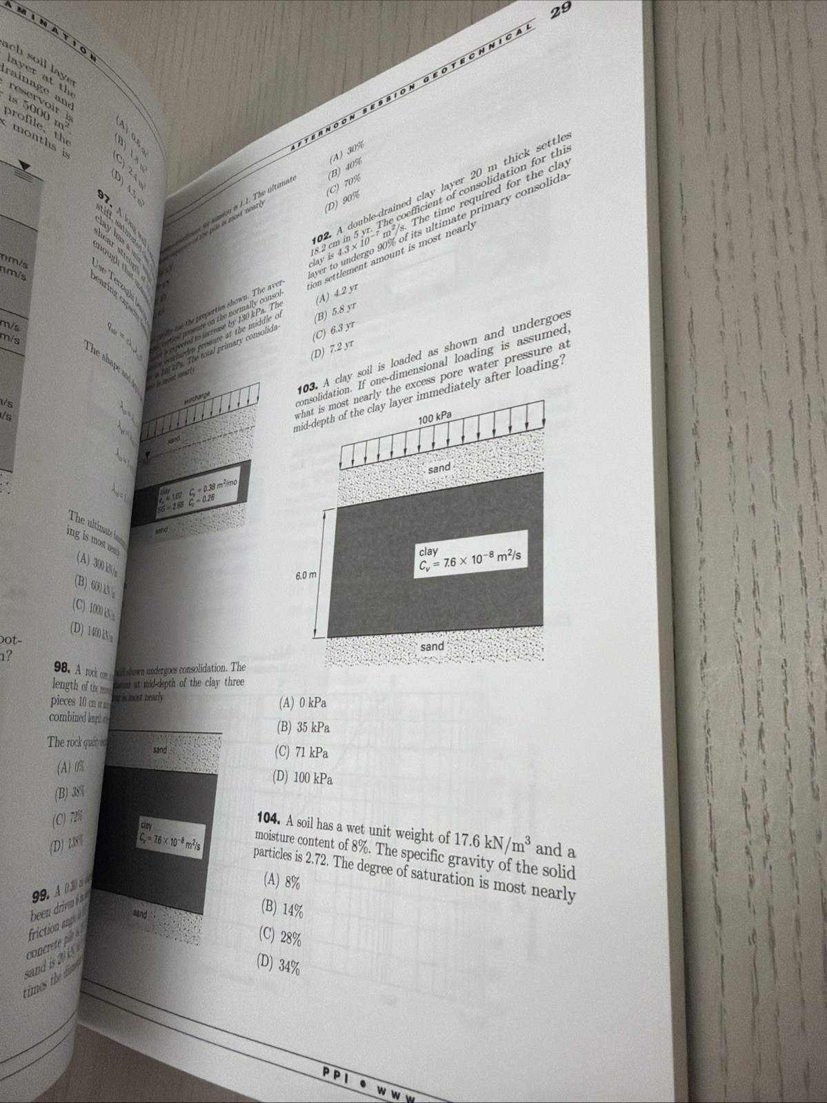 Civil PE Practice Examination by Michael R. Lindeburg (2015, Trade Paperback)