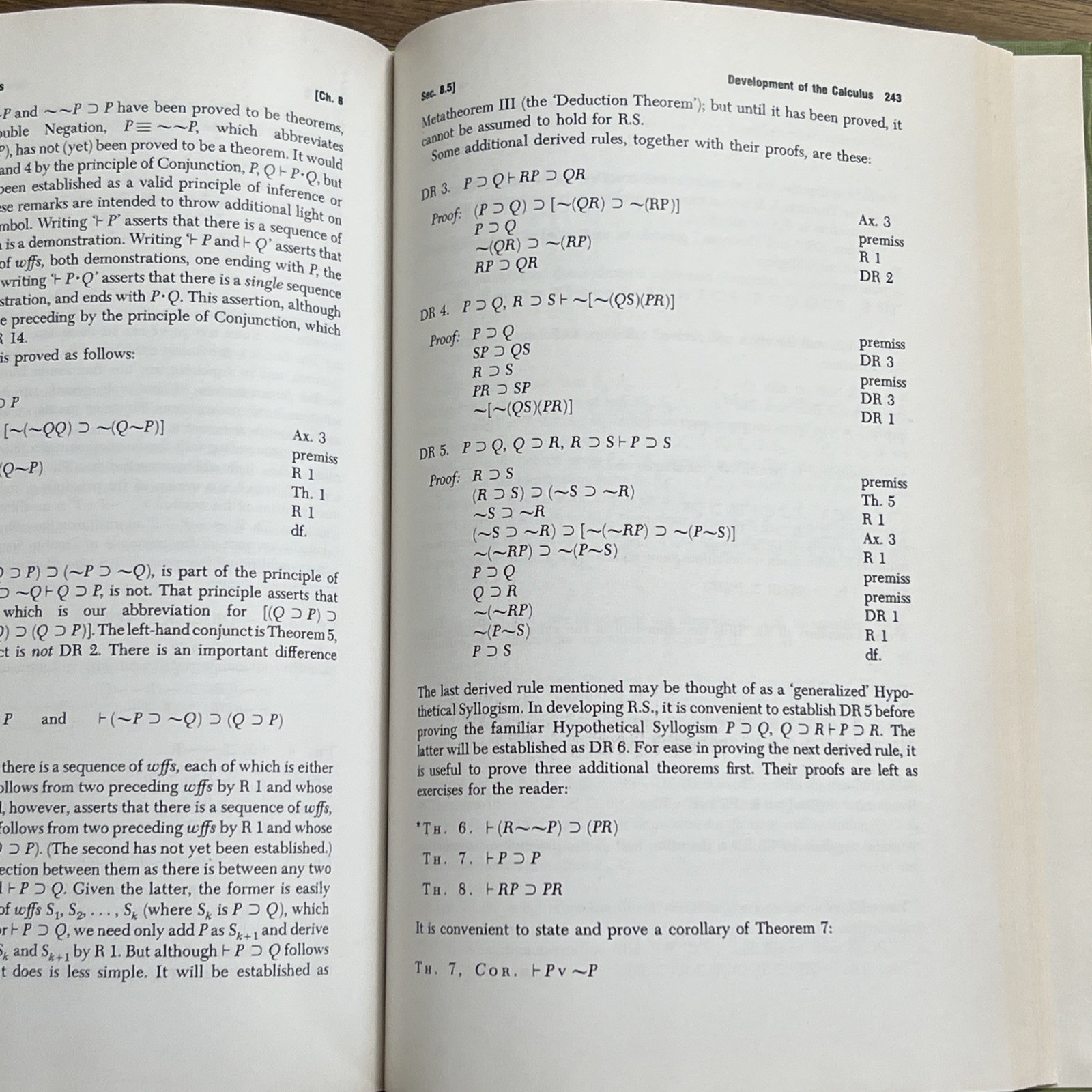 Symbolic Logic by Irving Copi – 5th Edition 8th Printing – Macmillan Hardcover
