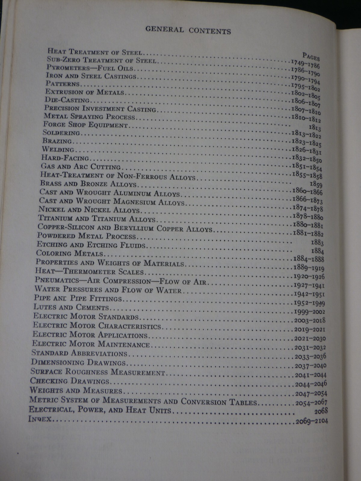 Machinerys Handbook Sixteenth Edition 16th, 1963, over 2000 Pages