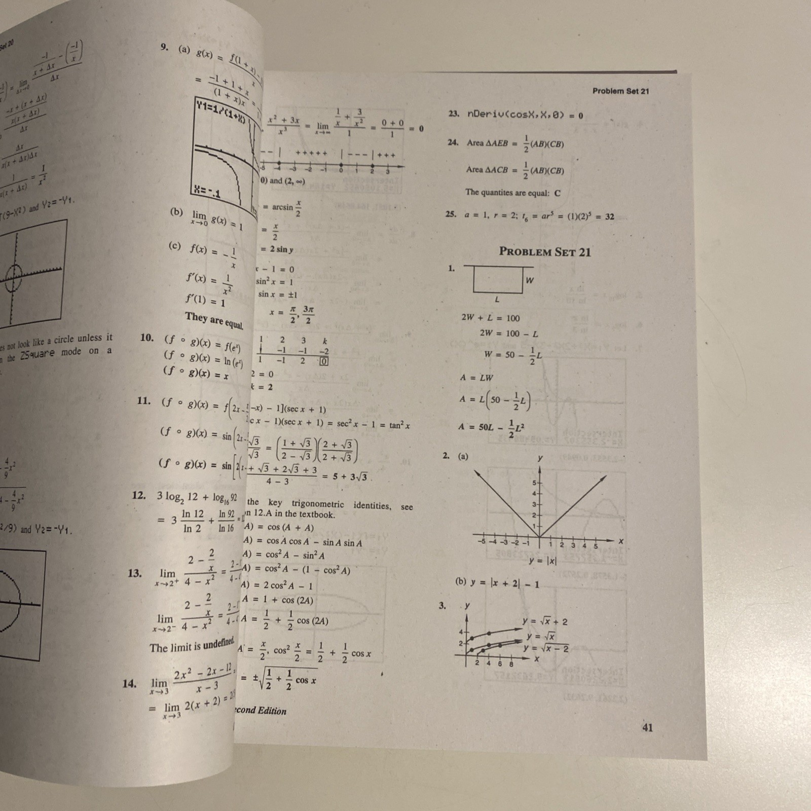 Saxon Calculus Set, Text, Solutions, Testing Book & Answer Key, 2nd Edition