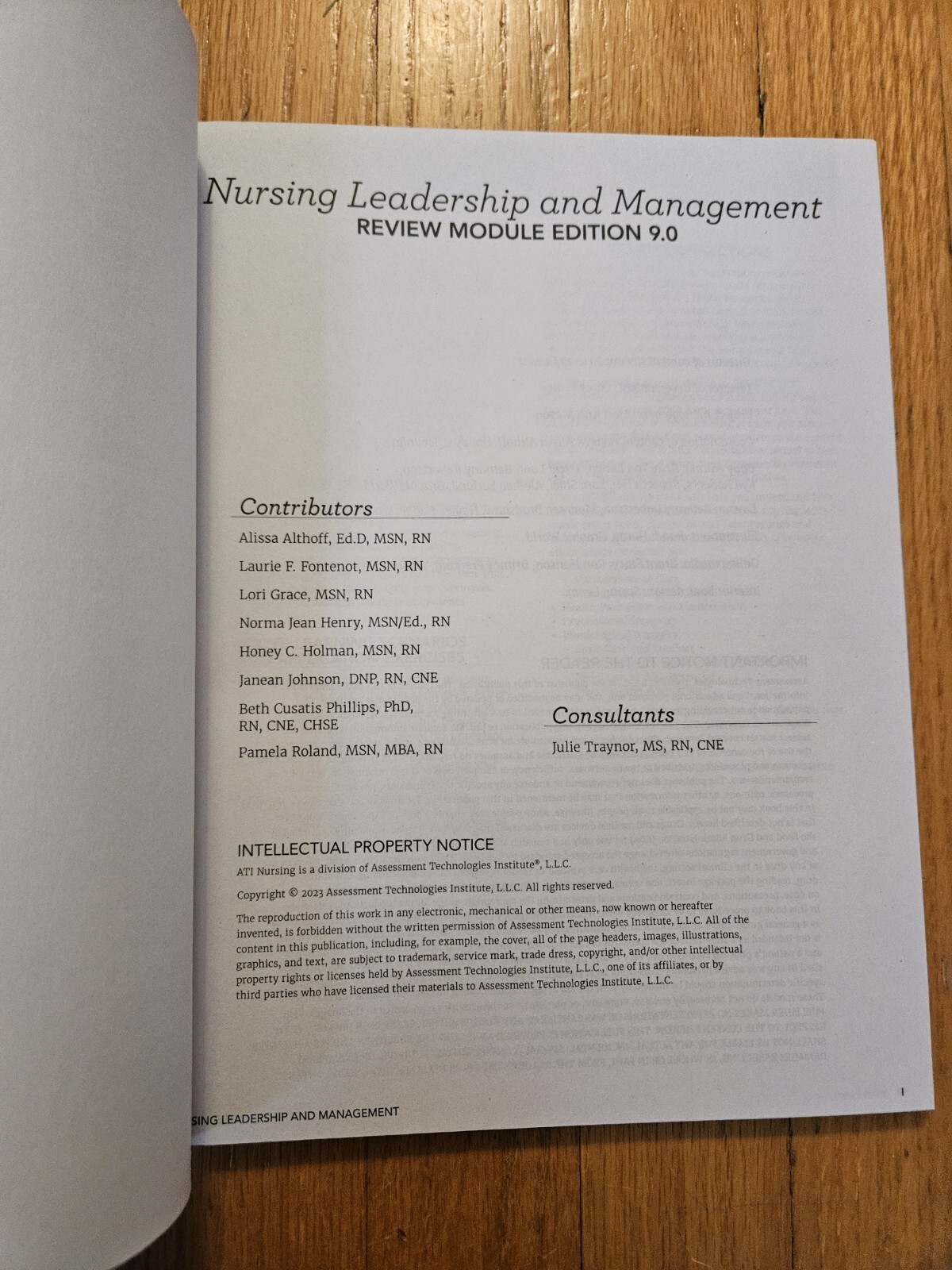 ATI Nursing Leadership & Management (2023) EDITION 9.0 – Content Mastery Series