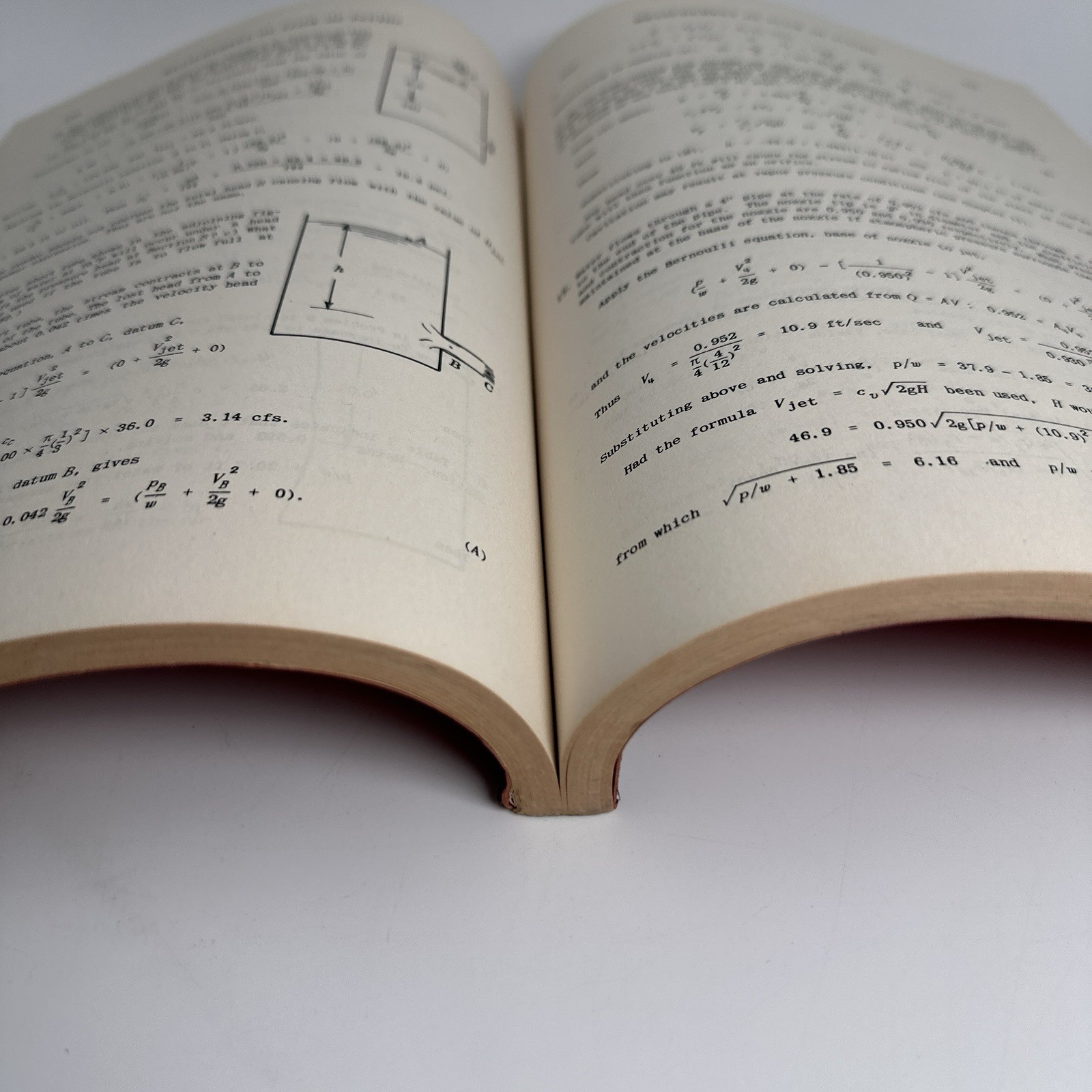 Vtg Schaums Hydraulics & Fluid Mechanics Giles 1956 Early Edition Engineering