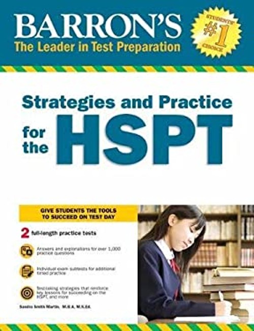 Strategies and Practice for the HSPT Paperback Sandra Martin