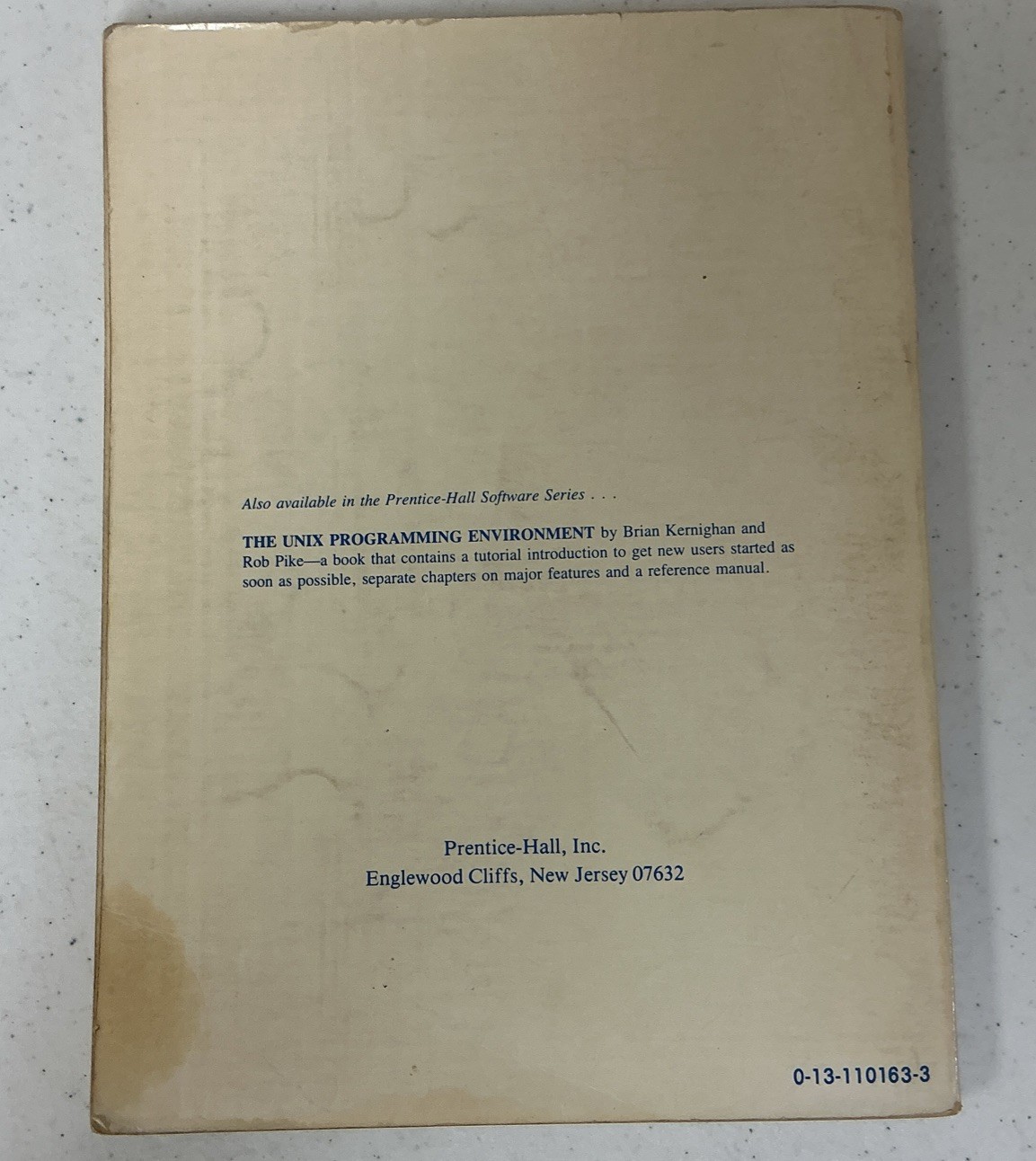 THE C PROGRAMMING LANGUAGE BY BRIAN W. KERNIGHAN & DENNIS M. RITCHIE, FREE SHIP