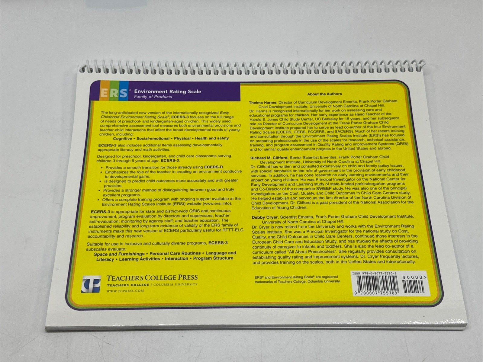 New Early Childhood Environment Rating Scales, Third Edition… – Harms, Thelma
