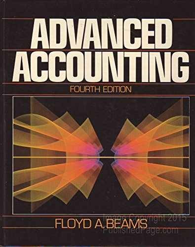 Advanced accounting – Hardcover, by Beams Floyd A – Very Good