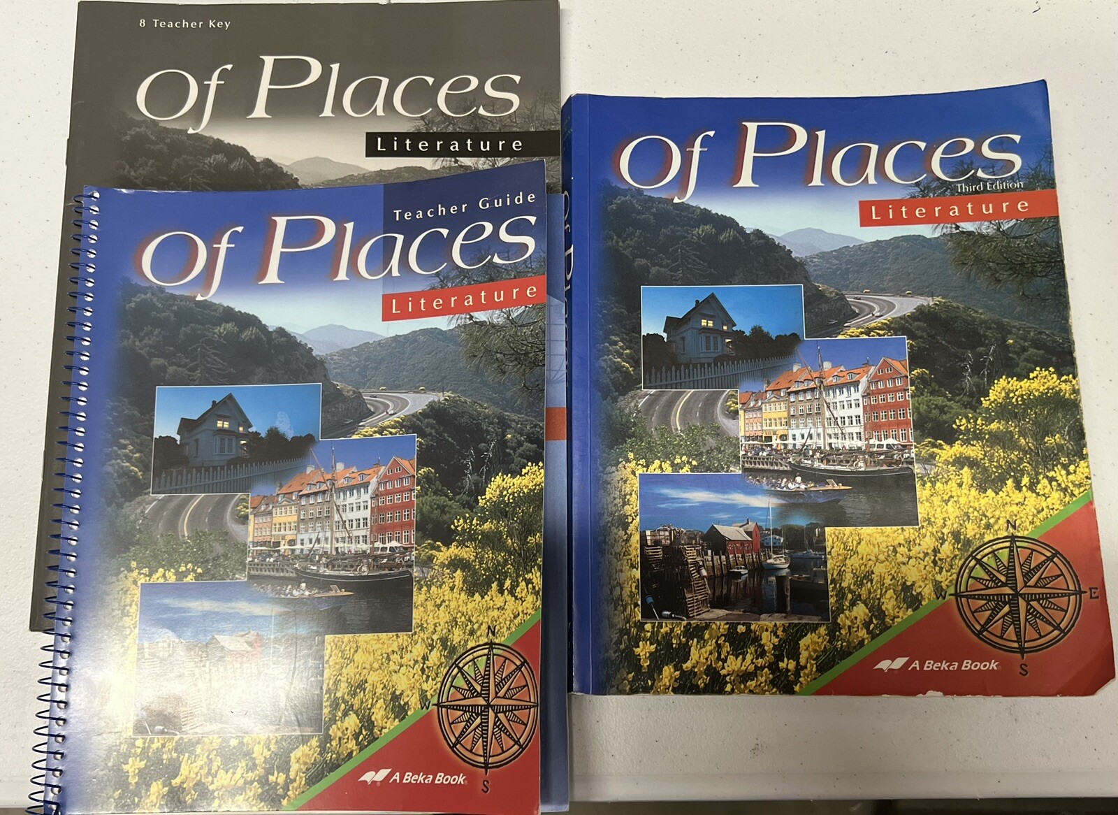 Abeka Of Places 8th Grade Set Student text Teacher Guide Teacher Key reading
