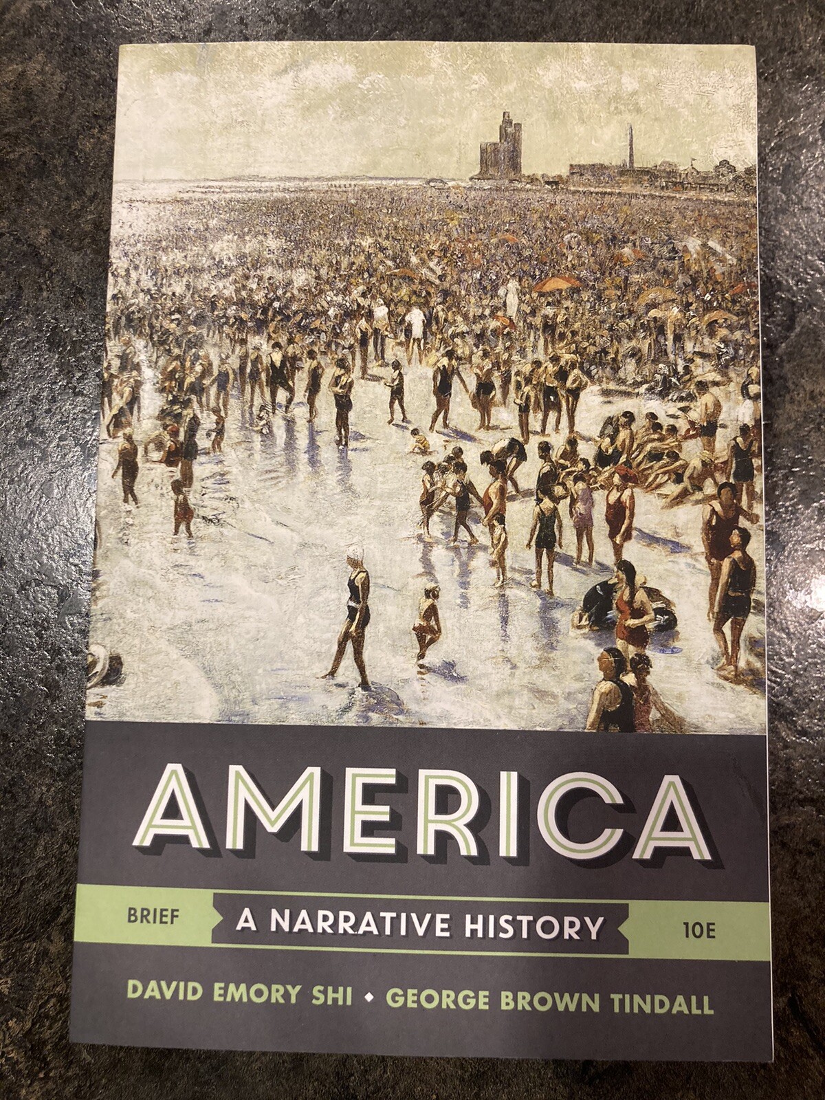 America Vol 2: A Narrative History 10 Ed by George Brown Tindall and David E Shi