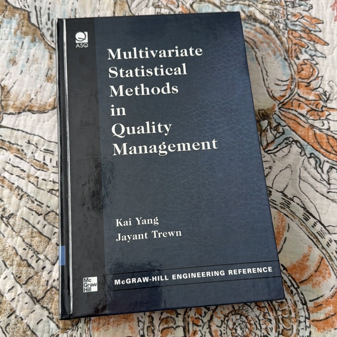 Multivariate Statistical Methods in Quality Management Hardcover
