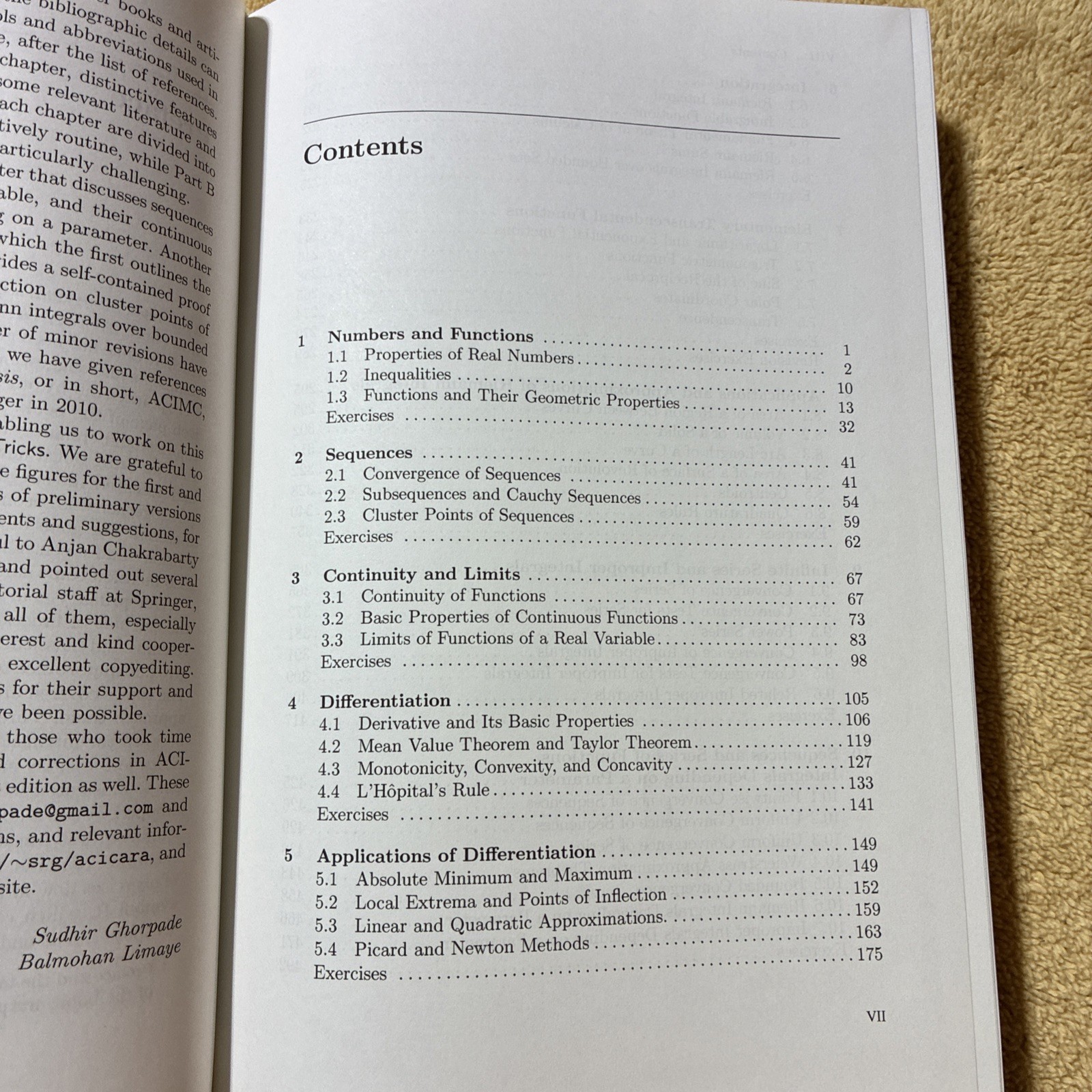Course in Calculus and Real Analysis (2nd Ed HC) Springer 2018