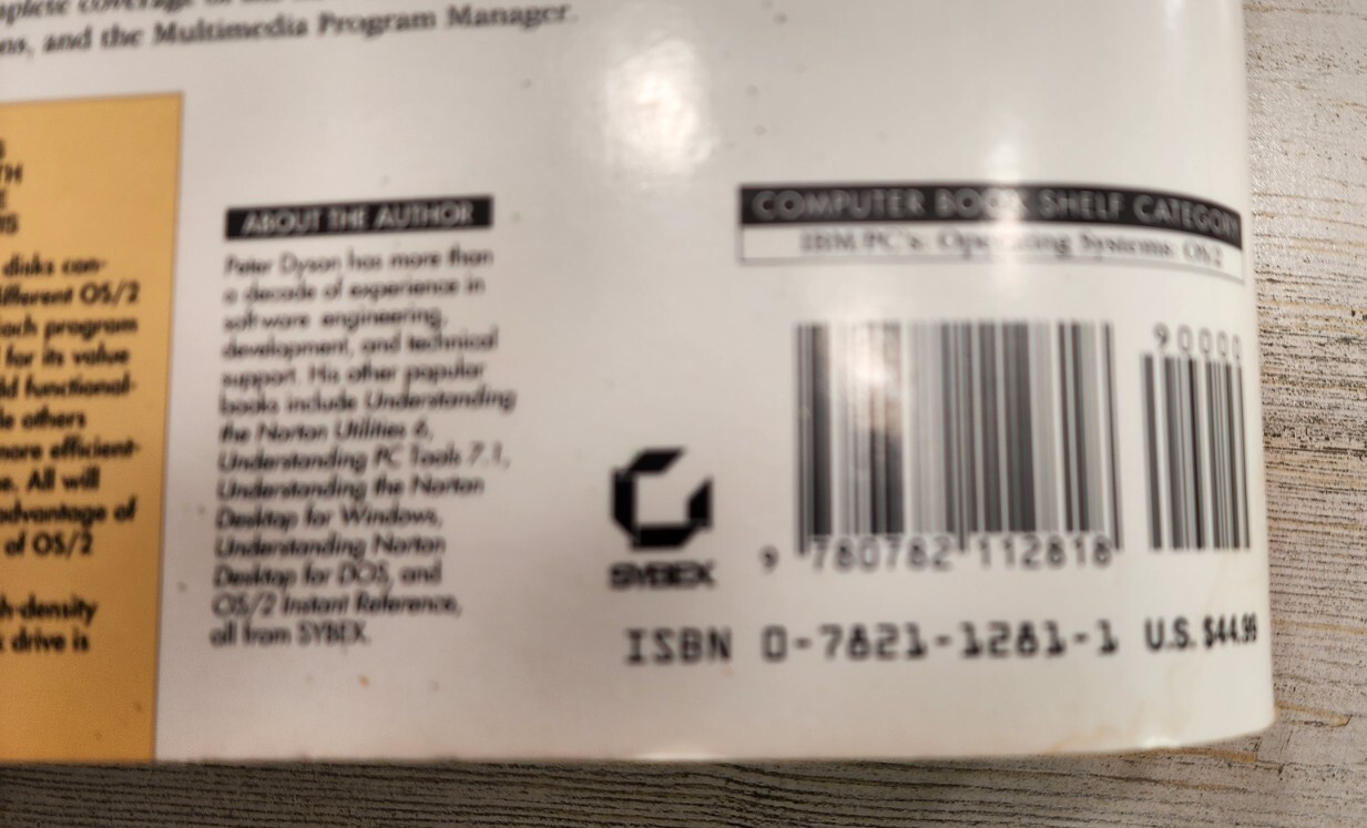Os/2 Secrets & Solutions Covers Versions 2.0 and 2.1 Peter Dyson 2021 No Disk