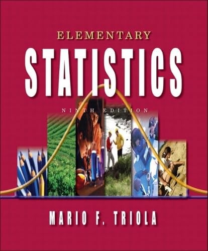 Elementary Statistics, Ninth Edition – hardcover Triola, Mario F.