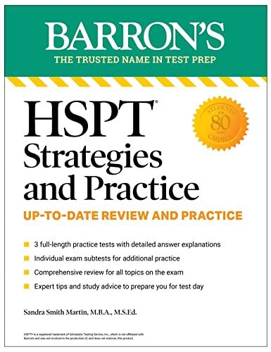 HSPT Strategies and Practice, Second…, Martin, Sandra