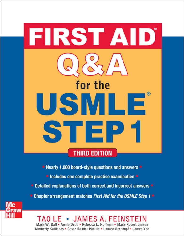 First Aid Q&A for the USMLE Step 1, Third Edition (First Aid USMLE) – paperb…