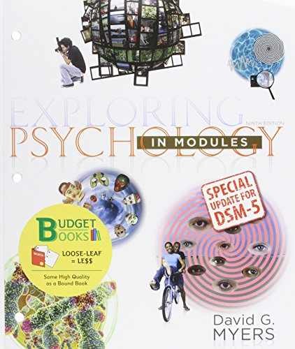 Loose-leaf Version for Exploring – Loose Leaf, by Myers David G. – Very Good j