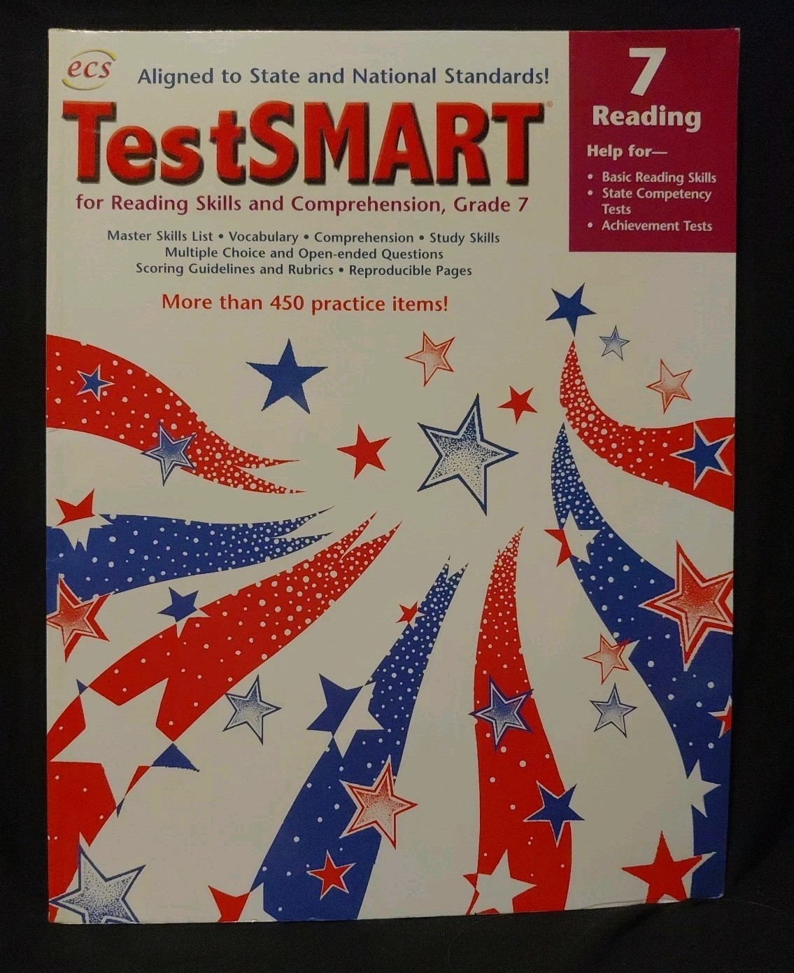 Testsmart for Reading Skills and Comprehension, Grade 7: Help for Basic Read…