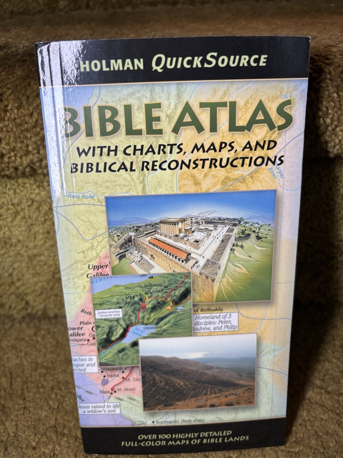 Brand New Bible Atlas Holman Quick Source Softcover Book Reference Study