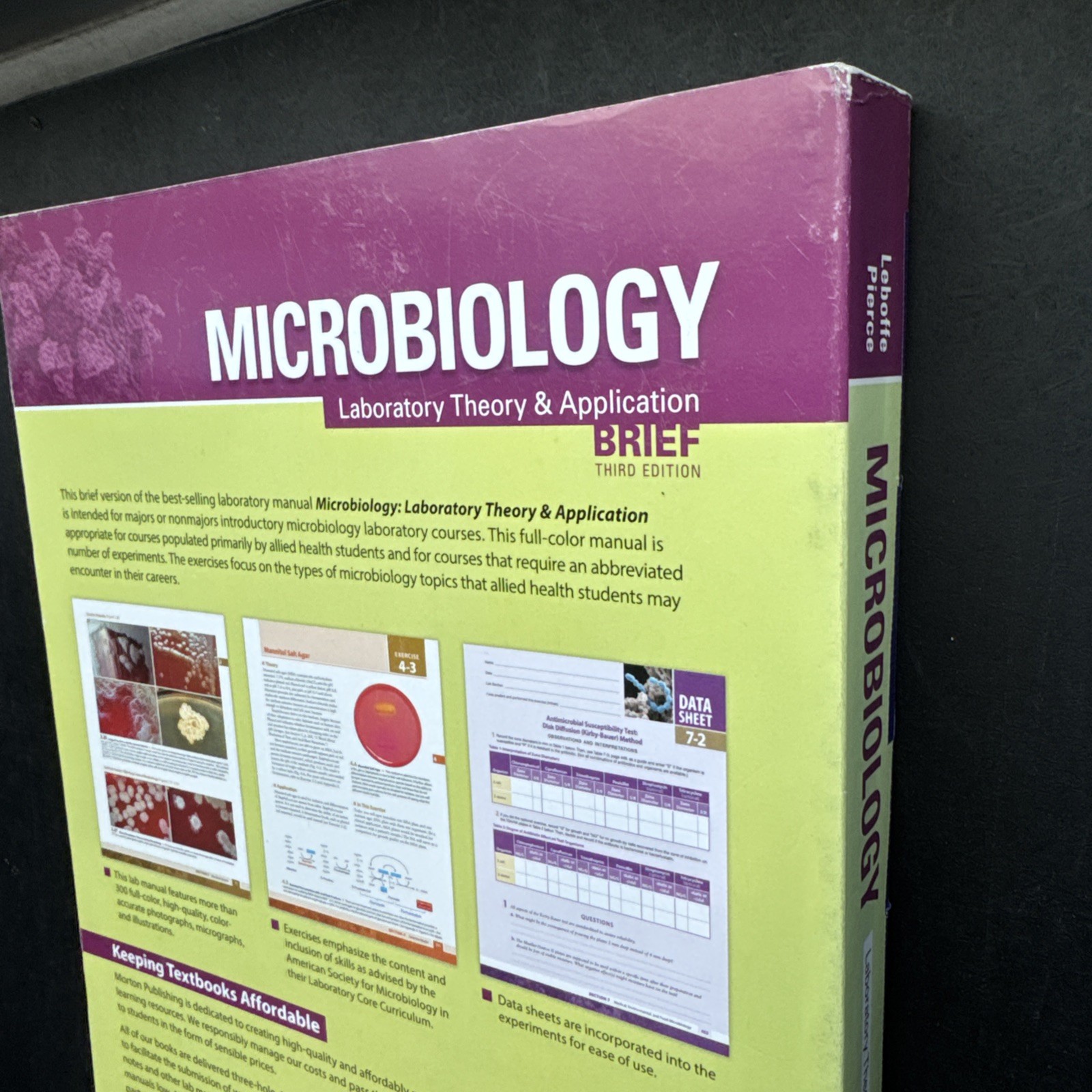 Microbiology : Laboratory Theory and Application, Brief, 3e by Burton Pierce and