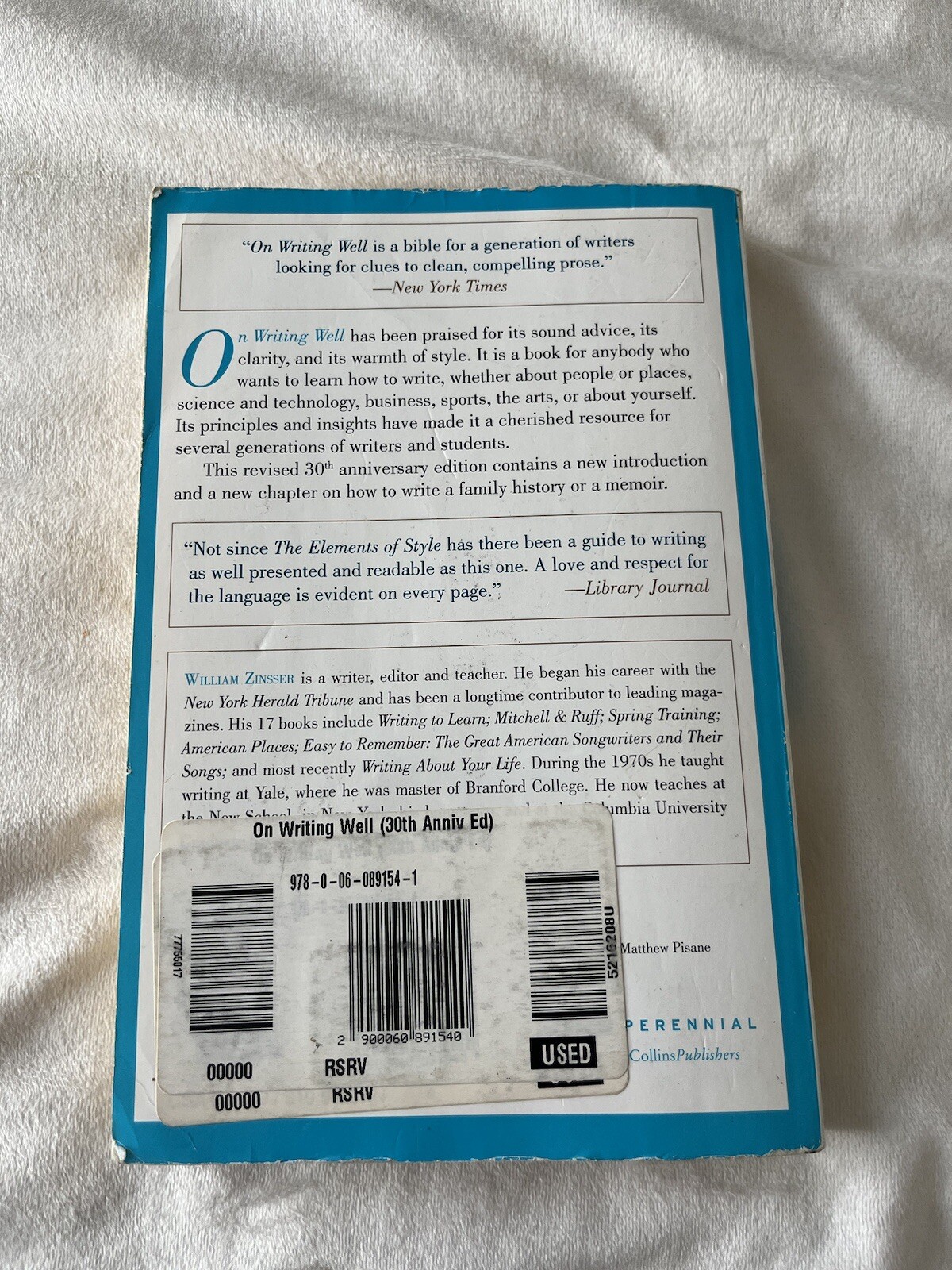 On Writing Well: The Classic Guide to Writing Nonfiction