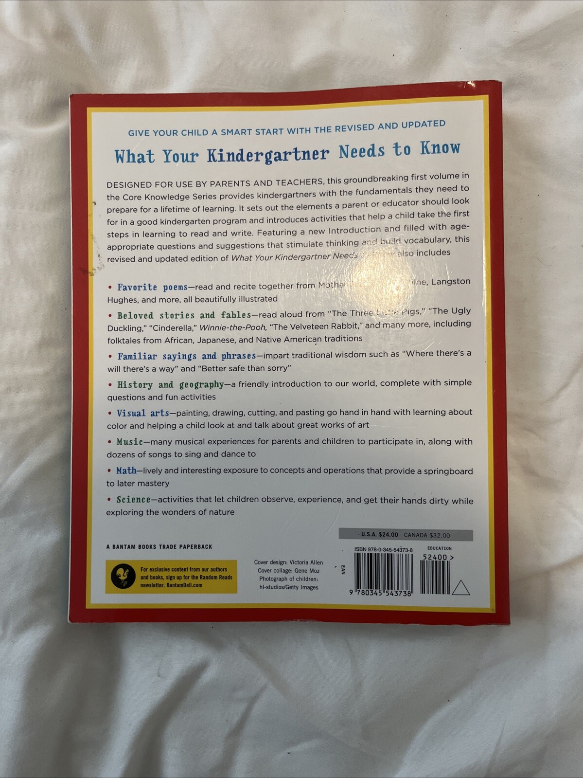 The Core Knowledge Seies: What Your Preschooler/Kindergartener Needs To Know