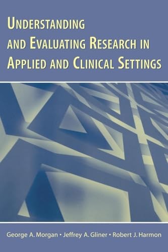 Understanding and Evaluating Res… by Morgan, George A. A. Paperback / softback