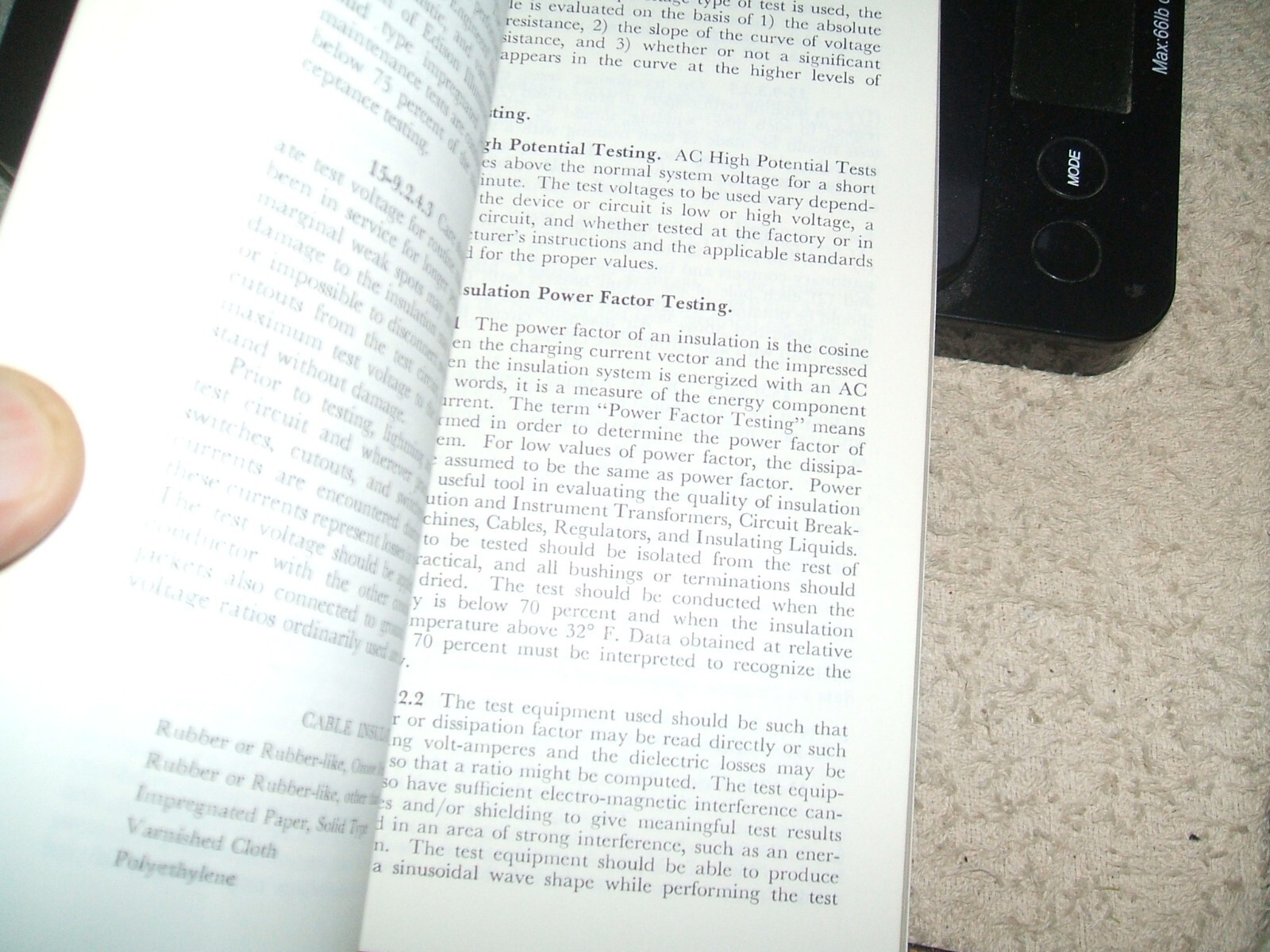 1975 NFPA ELECTRICAL EQUIPMENT MAINTENANCE 170 PAGES
