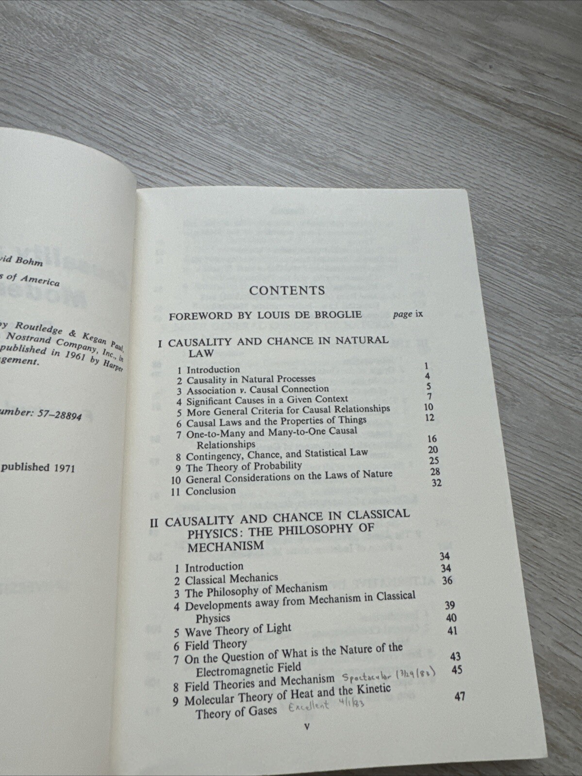 Causality and Chance in Modern Physics by David Bohm (1971 Trade Paperback,…