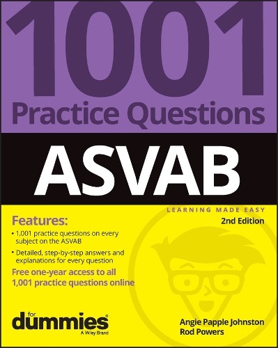 Angie Papple Johns ASVAB: 1001 Practice Questions For Dummies (+ On (Paperback)