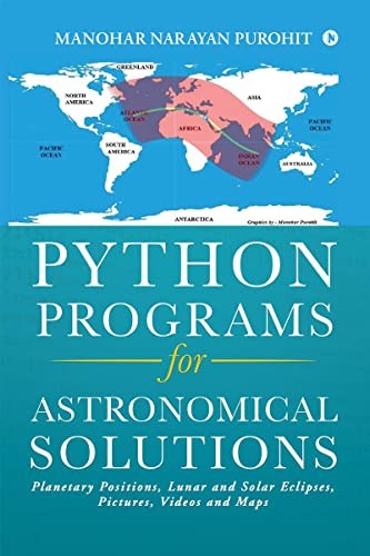 Python Programs for Astronomic – VERY GOOD