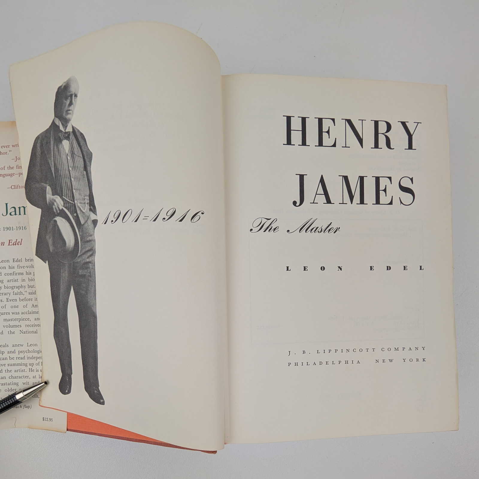 Henry James: The Master (1901-1916) by Leon Edel – 1972, First Edition, HC DJ