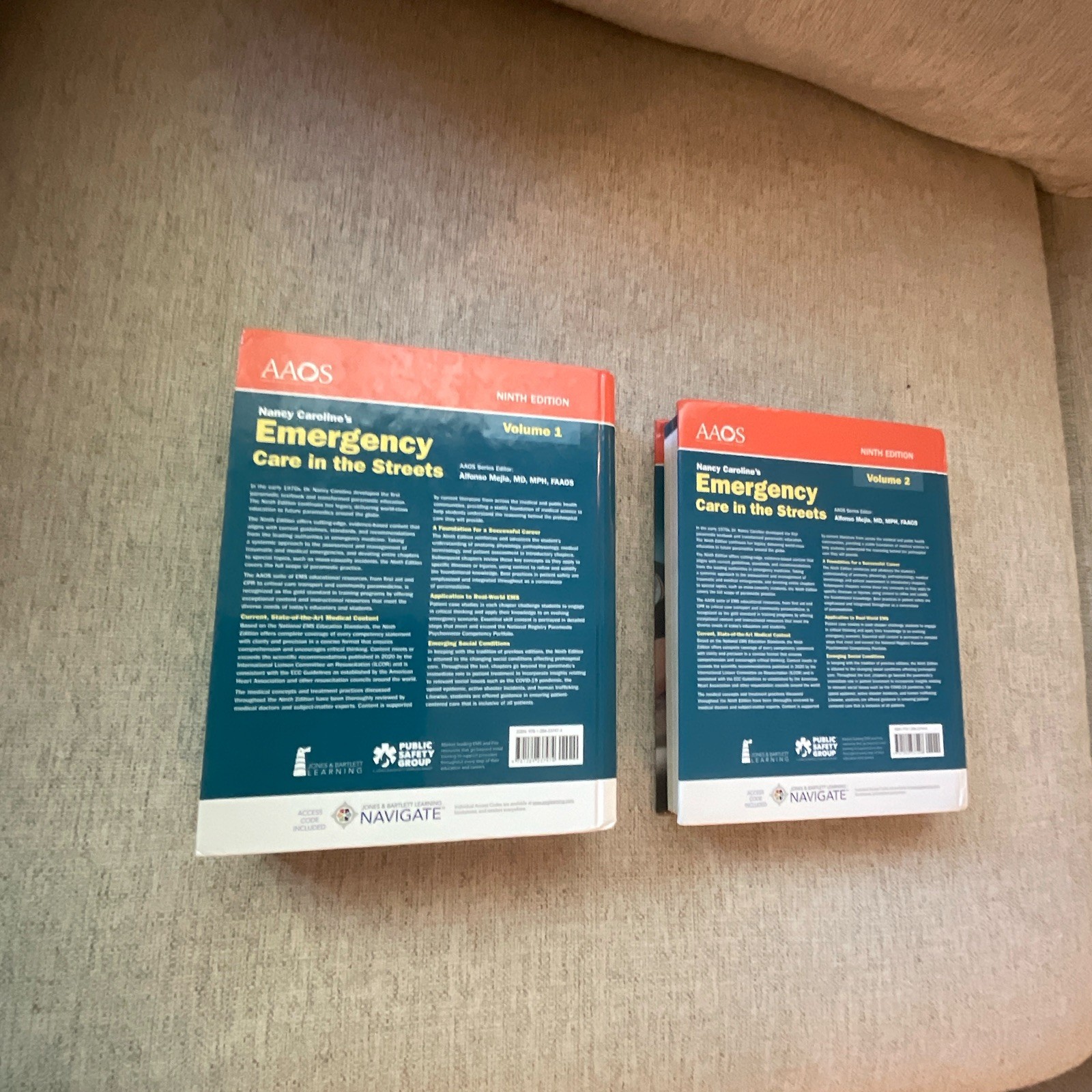 AAOS Nancy Caroline’s Emergency Care in the Streets 9th Ed 2020 Vol 1-2 PB