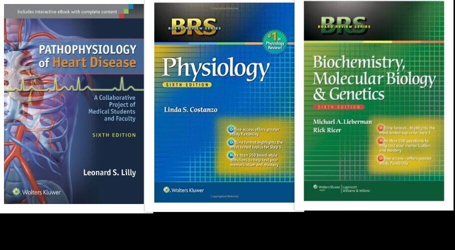 Board Review Study Guide Lot Physiology Pathophysiology Biochemistry UNUSED