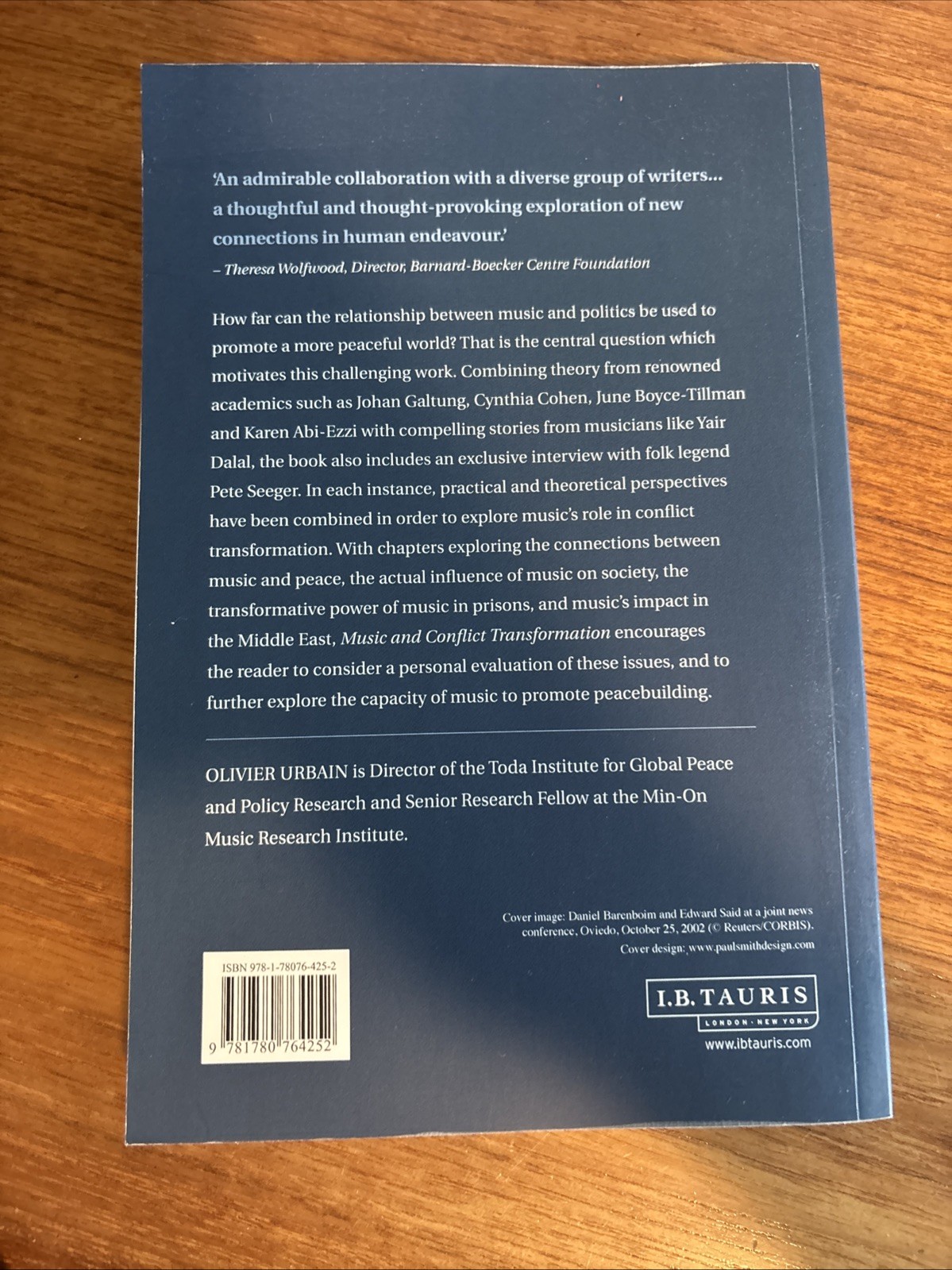 Music and Conflict Transformation: Harmonies and Dissonances in Geopolitics (To