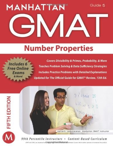 Number Properties GMAT Strategy Guide (Manhattan GMAT Strategy G