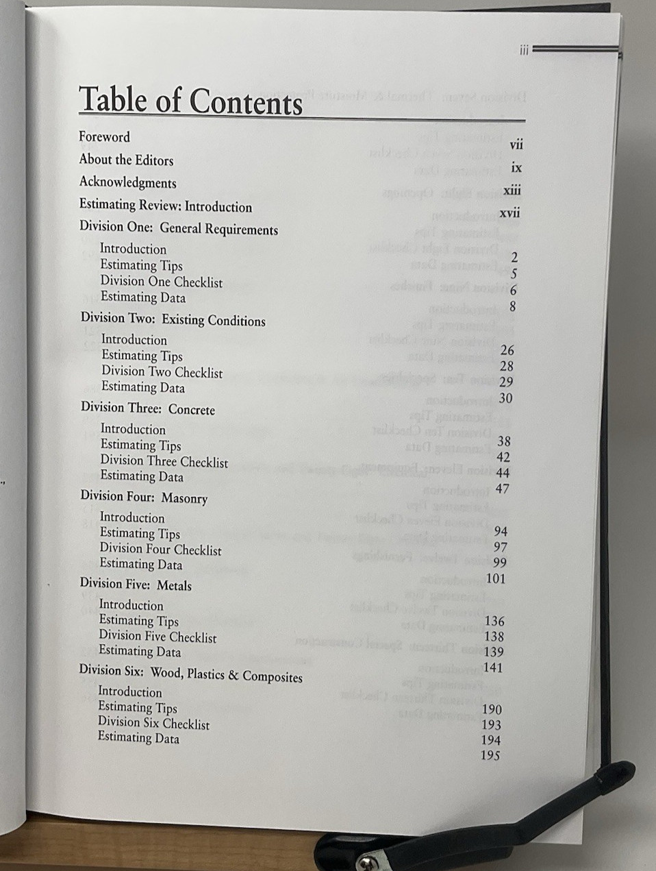 RSMeans Estimating Handbook Third Edition HC F5