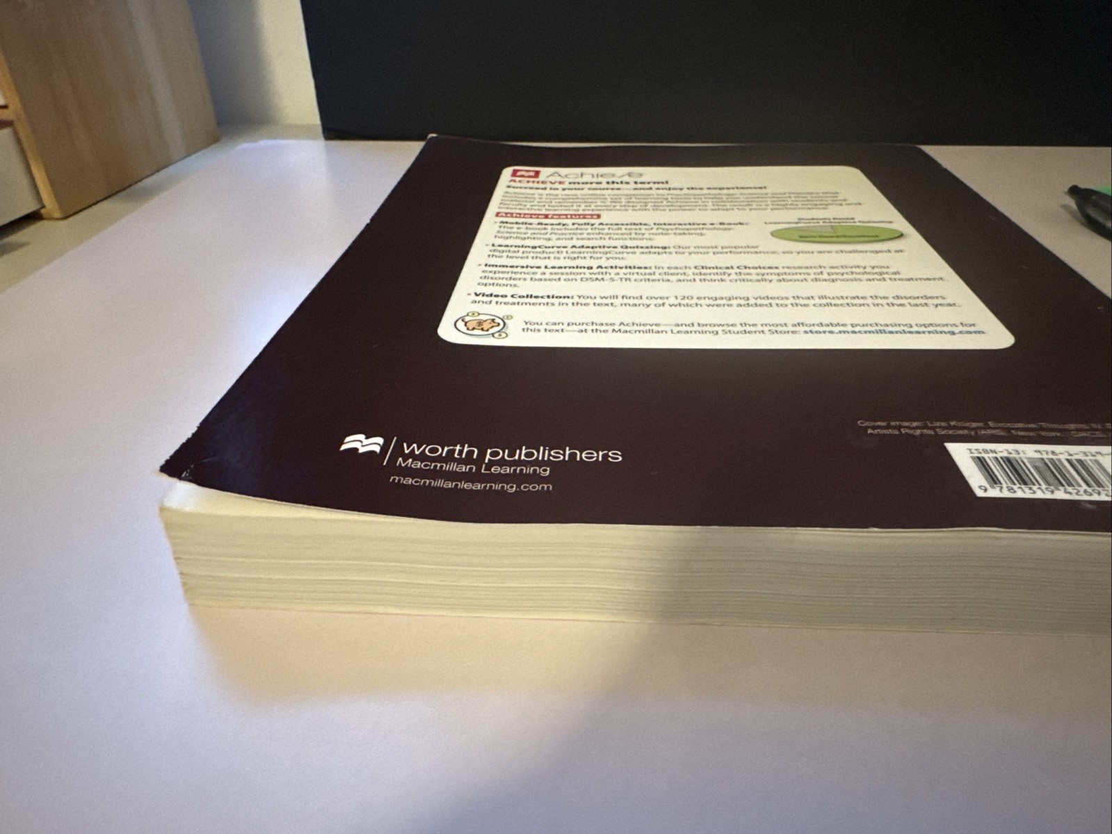Psychopathology: Science and Practice by Jonathan Comer and Ronald Comer (2023,