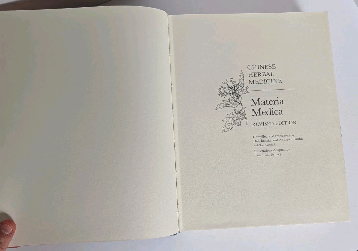 Chinese Herbal Medicine : Materia Medica by Dan Bensky (1993, Hardcover)