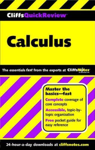 CliffsQuickReview Calculus (Cliffs Quick Review (Paperback)) – VERY GOOD
